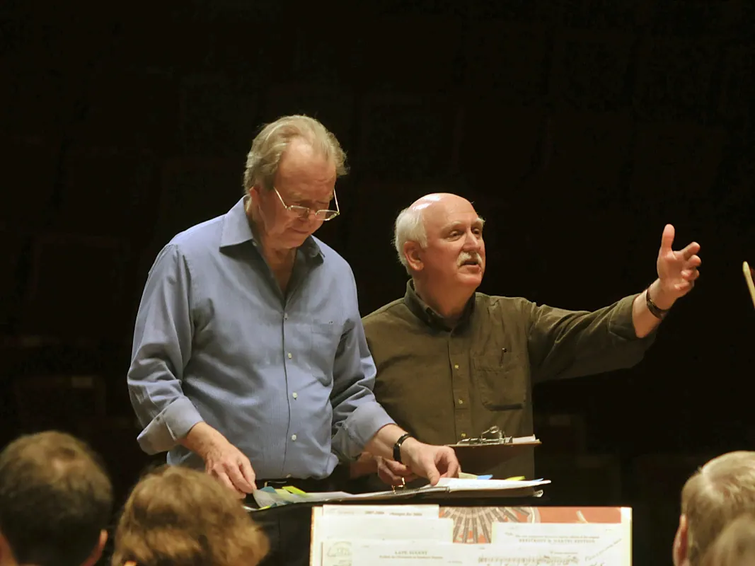 Jan with Max Hobart and the Boston Civic Symphony